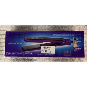 Hot Tools‎ Good Hair Sense Professional Digital Salon Nano Ceramic 1" Flat Iron